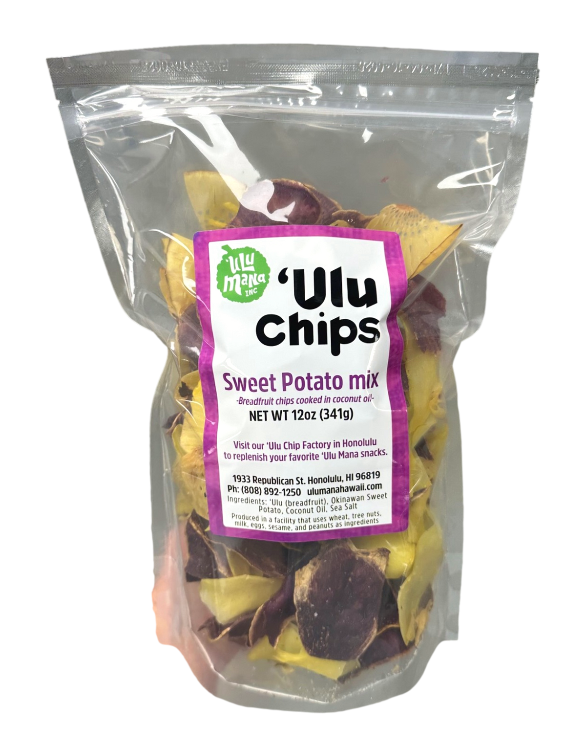 Sweet Potato Mix &#39;Ulu Chips Large 12oz bag - Ulu Mana