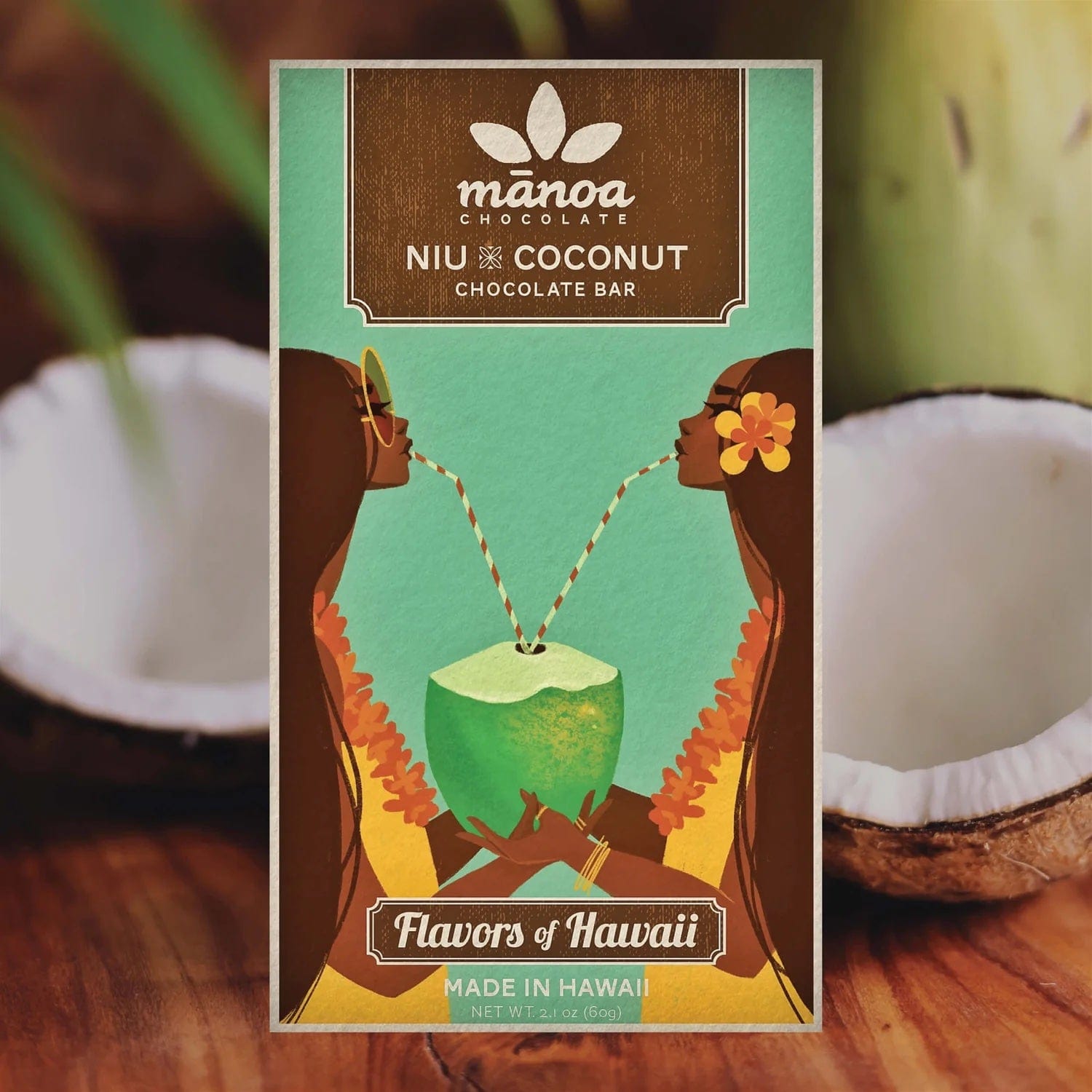 Niu X Coconut Bar 65% Dark - Hawaiian Farmers Market