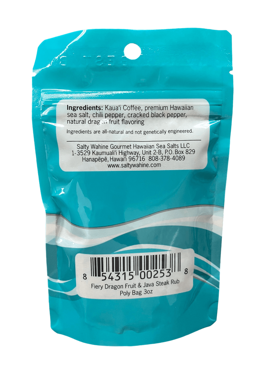 Fiery Dragon Fruit &amp; Java Steak Rub - Hawaiian Farmers Market{