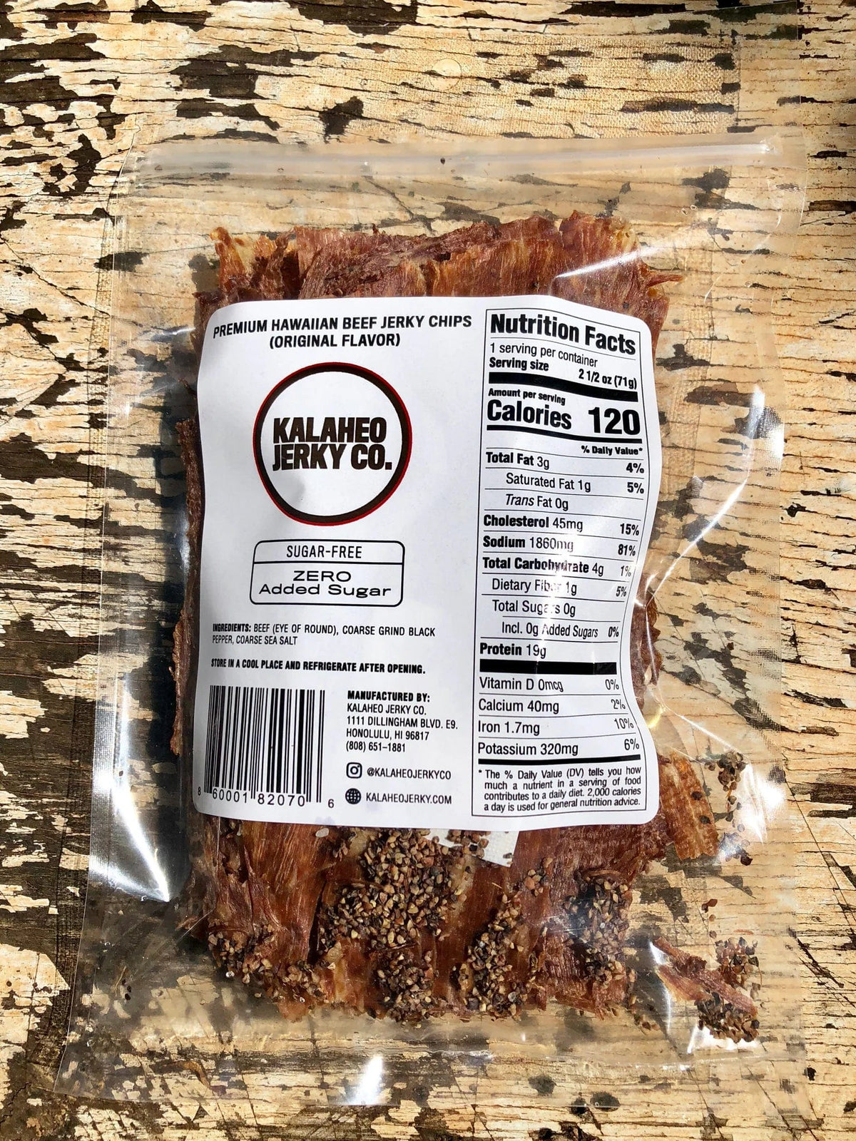 Original Beef Chips 1.75oz - Hawaiian Farmers Market