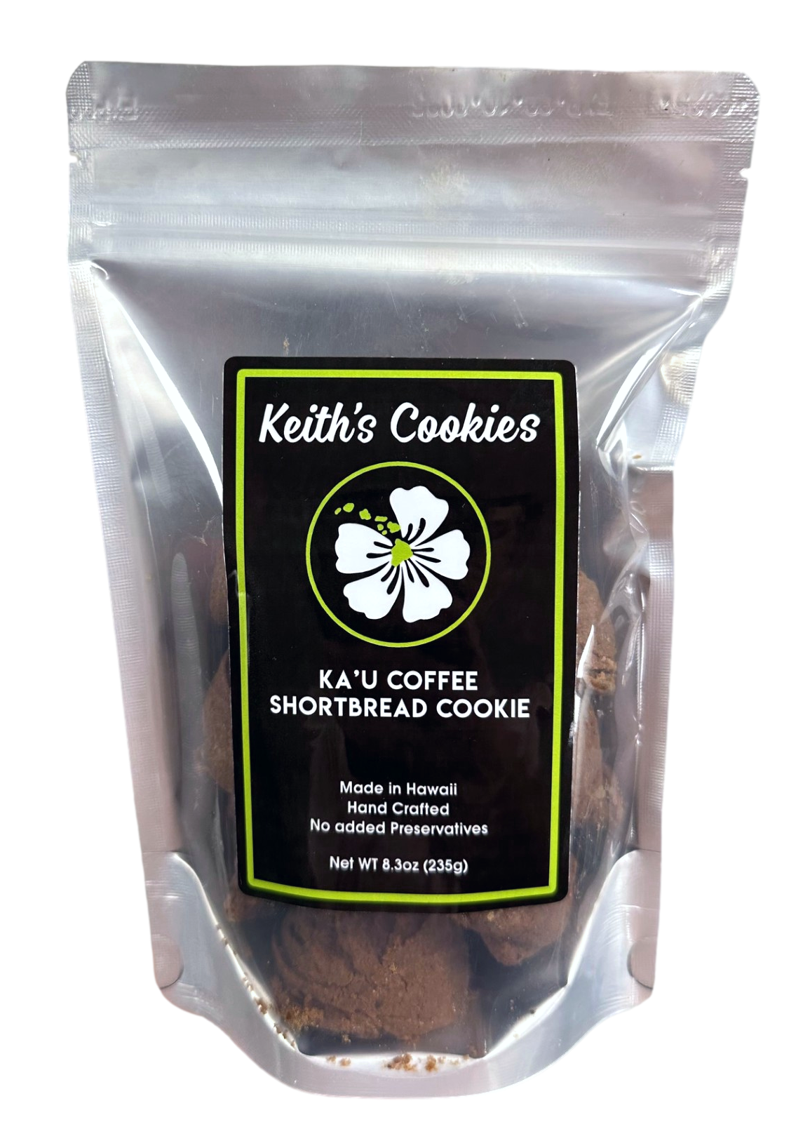 Ka'u Coffee Shortbread Cookies | Keith's Cookies | No add Ka'u Coffee Shortbread Cookies | Keith's Cookies | No add