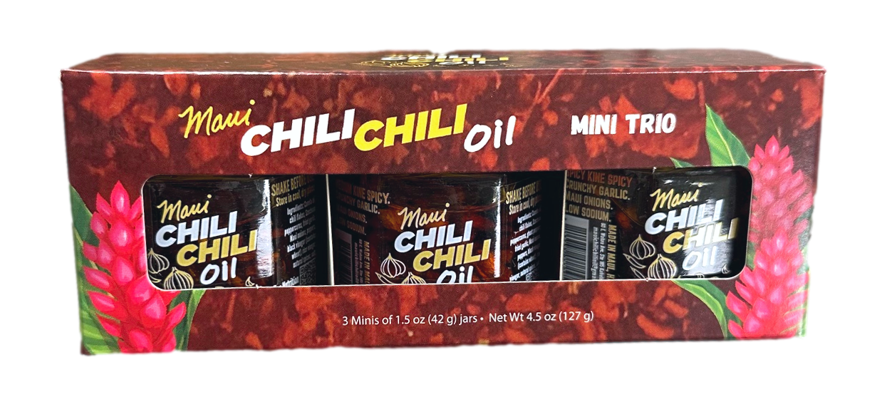 Maui Chili Oil Mini Trio Pack - Ulu Mana