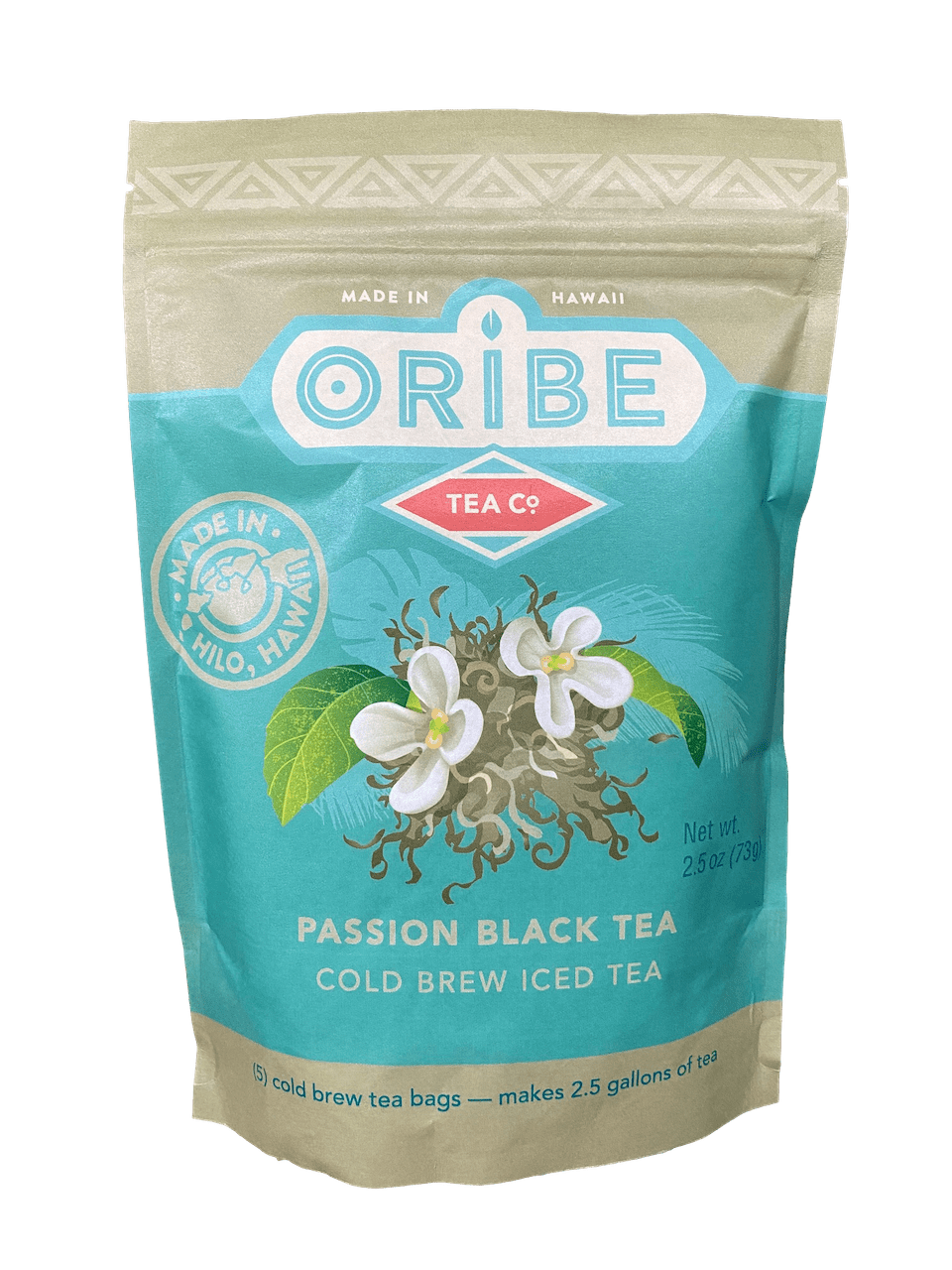 Passion Black Cold Brewed Iced Tea | All Natural | Oribe Tea Hilo
