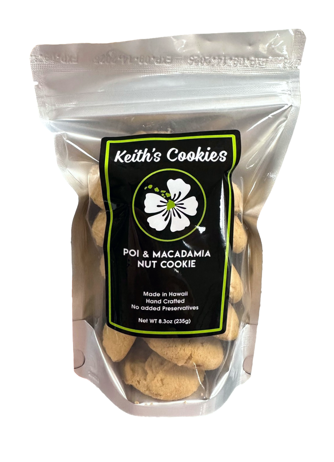 Poi and Macadamia Nut Cookies - Ulu Mana