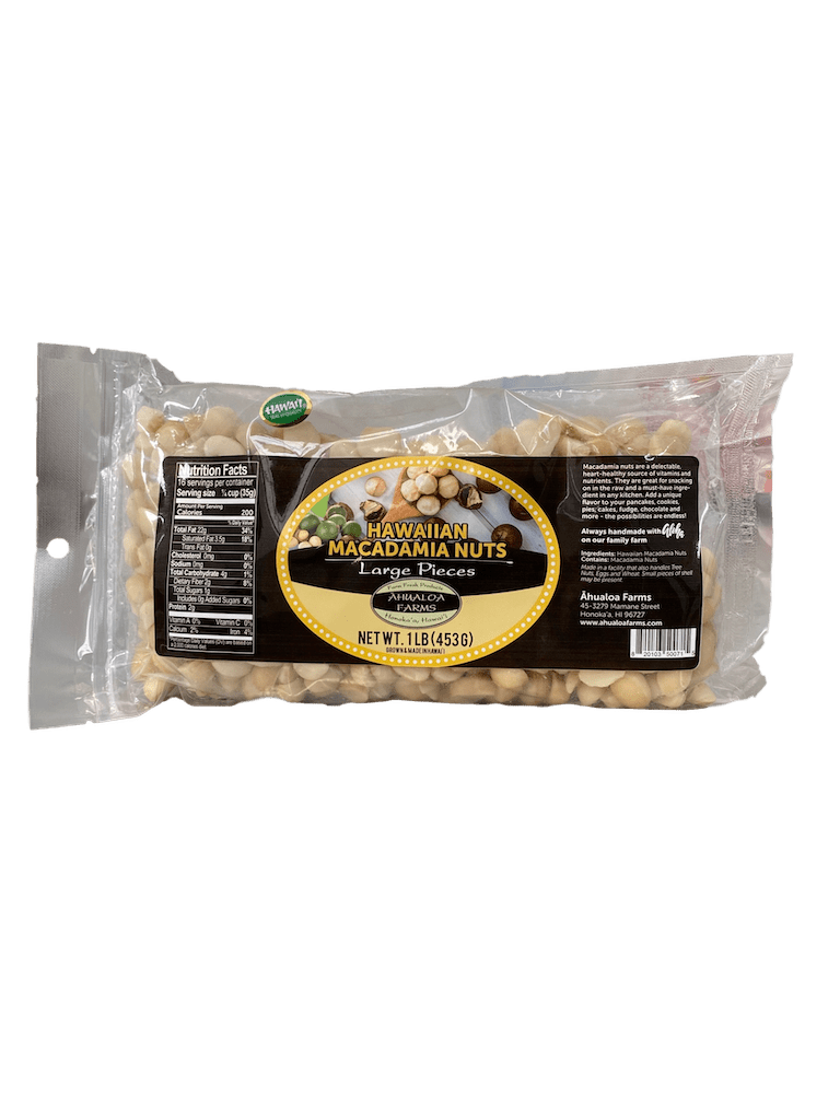 Macadamia Nut Pieces 1lb - Hawaiian Farmers Market{