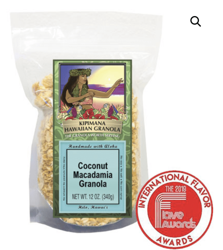 Coconut Macadamia Nut Granola 12oz - Hawaiian Farmers Market{