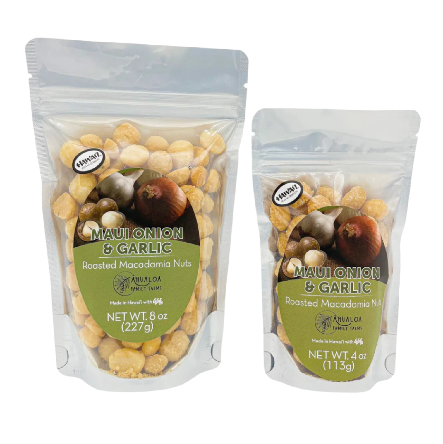 Maui Onion & Garlic Hawaiian Macadamia Nuts