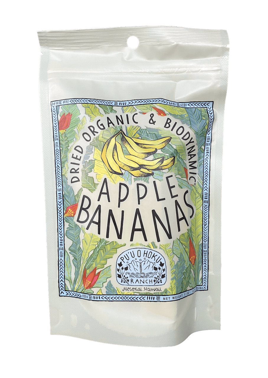 Dried Apple Banana's 5oz - Hawaiian Farmers Market{