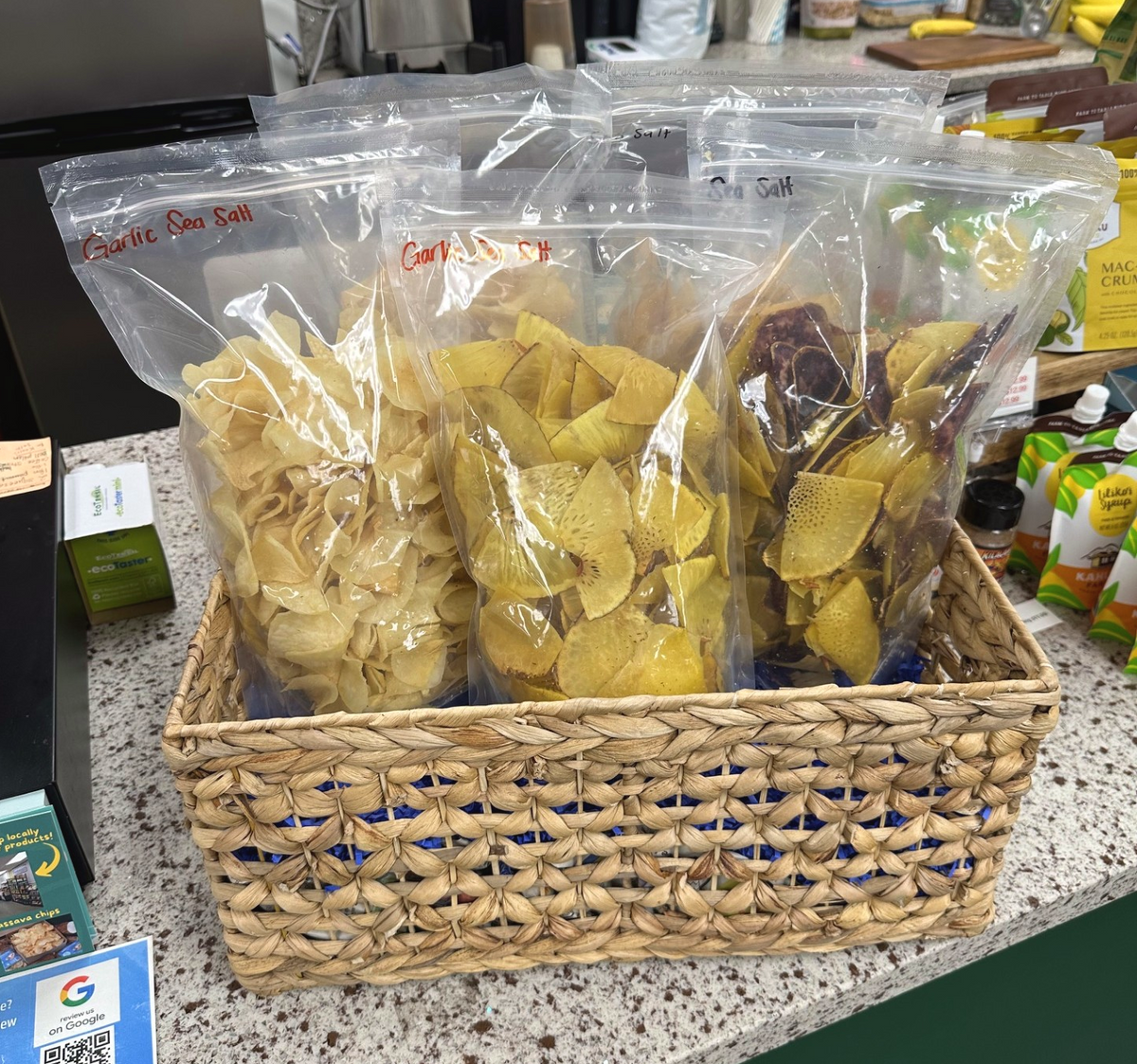 Garlic Sea Salt &#39;Ulu Chips Large 12oz bag - Ulu Mana