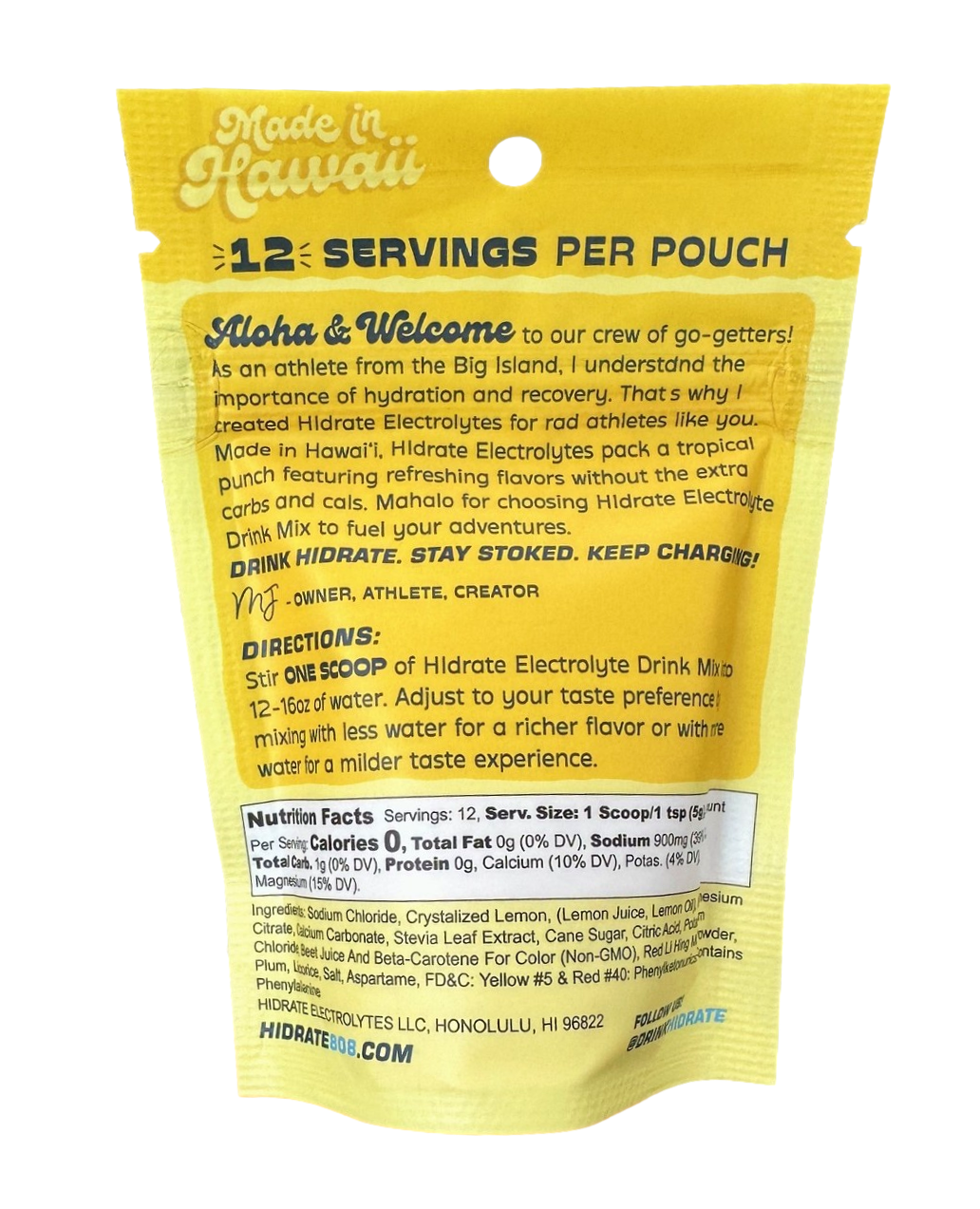 Li Hing Lemon Electrolytes - Ulu Mana