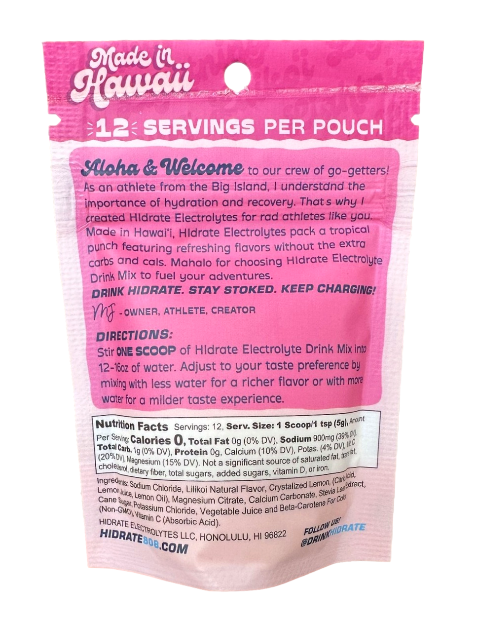 Lightning Liliko&#39;i Electrolytes - Ulu Mana