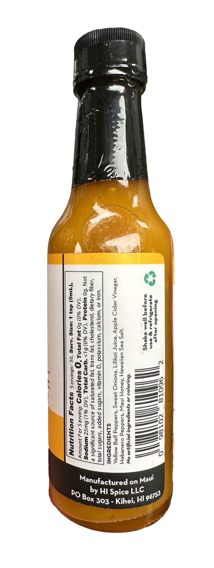 Liliko&#39;i Hot Sauce- Medium - Ulu Mana