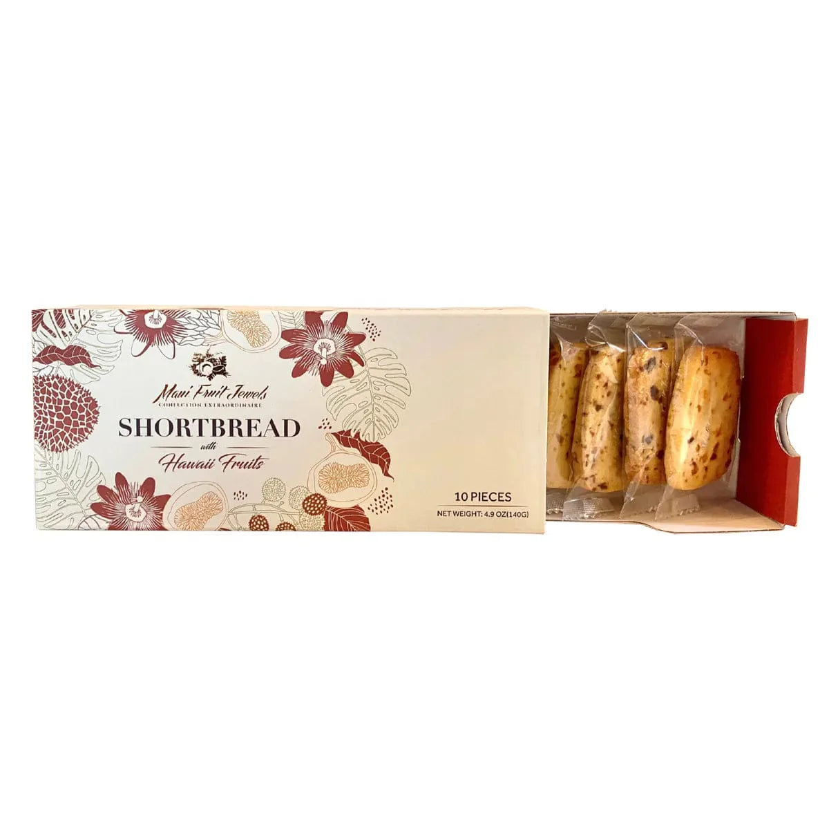 Shortbread Cookies w/ Hawaiian Fruits Gift Box 10pc - Hawaiian Farmers Market{