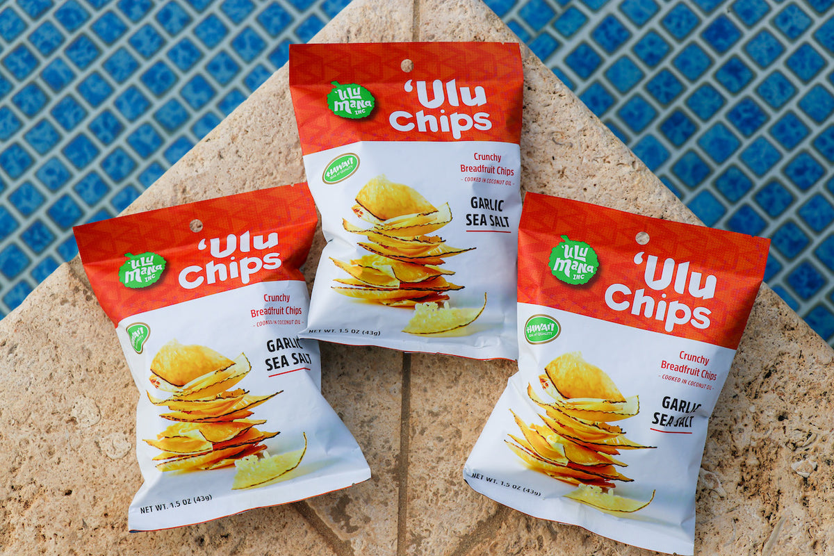 Garlic Sea Salt &#39;Ulu Chips - Ulu Mana